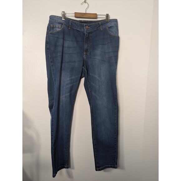 Ellos Jeans Size 14 Denim Stretch 36" W - 29" Inseam - Picture 1 of 5